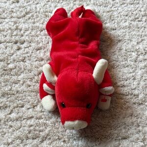 Snort the bull beanie baby